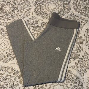 Adidas Gray Joggers, Sz L, good condition